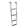 Load image into Gallery viewer, Folding 3 step stainless steel folding ladder 316 stainless
