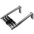 Load image into Gallery viewer, Folding 3 step stainless steel folding ladder 316 stainless
