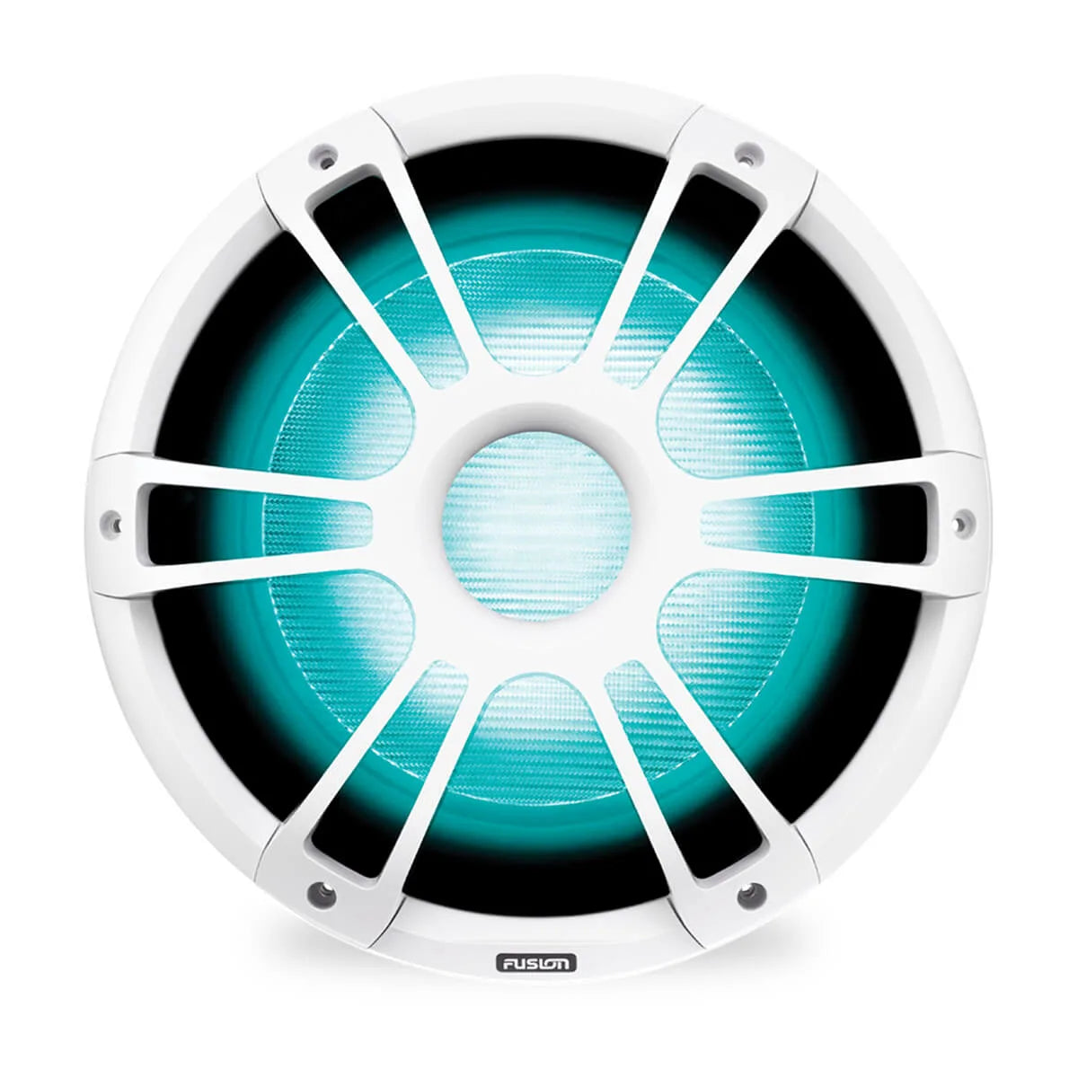 Fusion Signature Series 3 12" Marine Subwoofer 1400W with CRGBW LED (Sports White) – 010-02436-10
