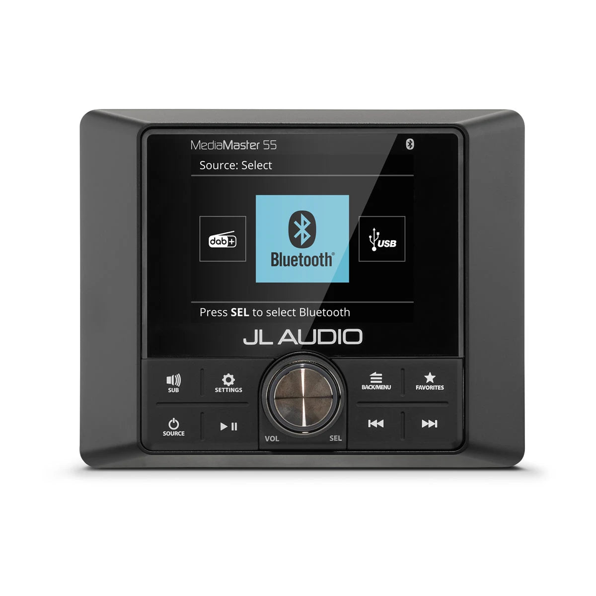 JL Audio MediaMaster 55 Marine Stereo with Colour Display – 010-03365-00