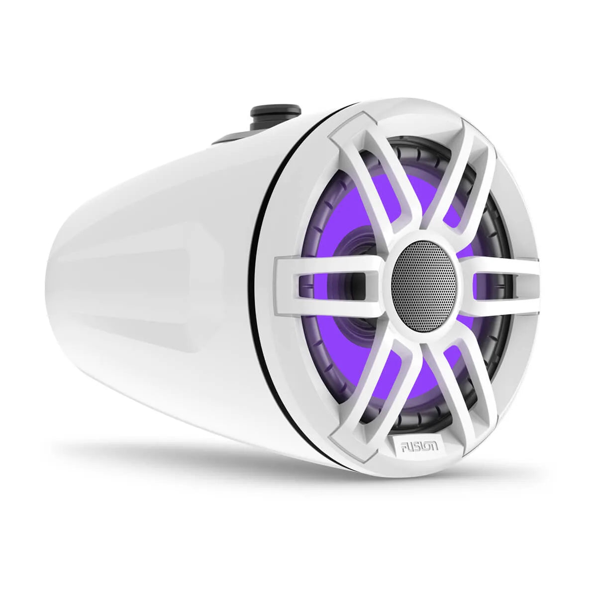Fusion XS Series 6.5" Marine Wake Tower Speakers 200W with RGB LED (Sports White) – 010-02583-00