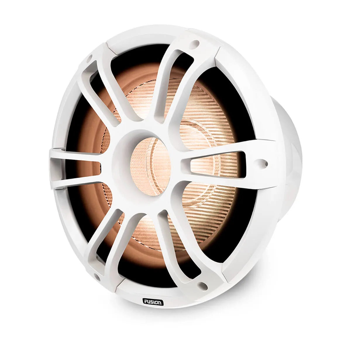 Fusion Signature Series 3 12" Marine Subwoofer 1400W with CRGBW LED (Sports White) – 010-02436-10
