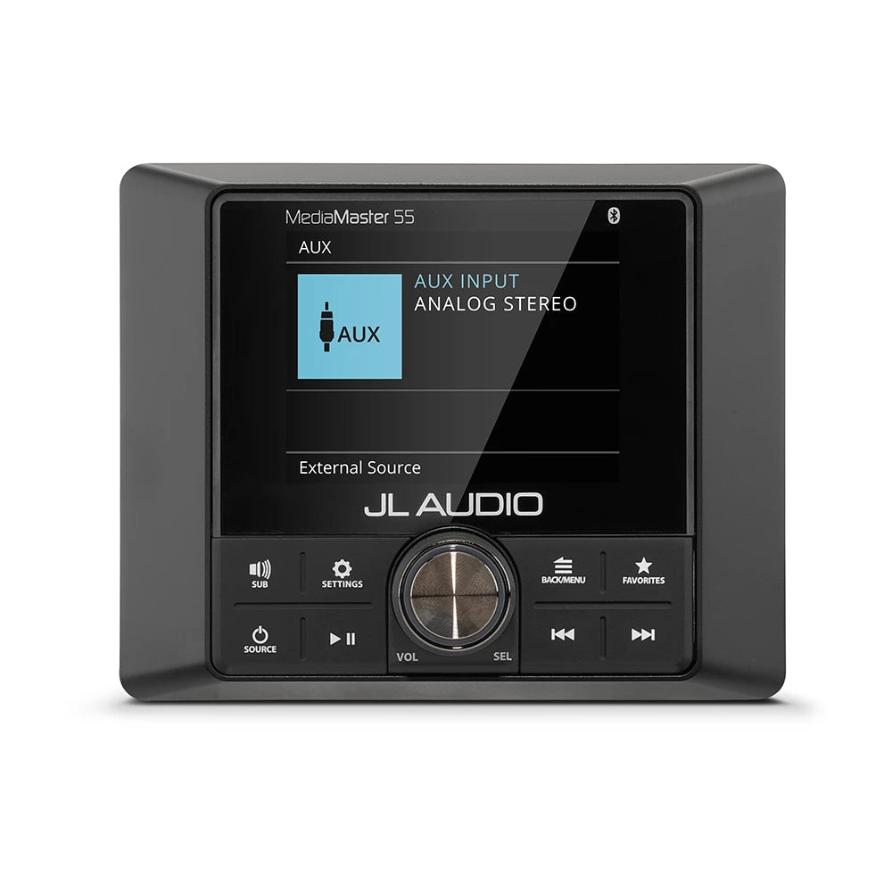 JL Audio MediaMaster 55 Marine Stereo with Colour Display – 010-03365-00